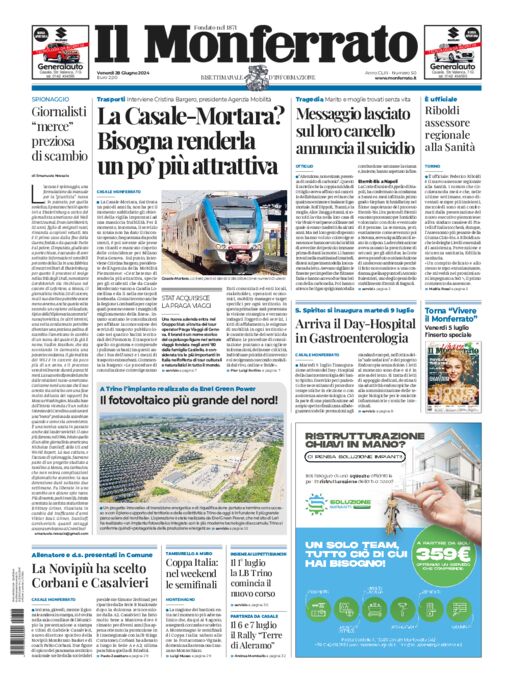 Il Monferrato - Edizione 50 del 28/06/2024